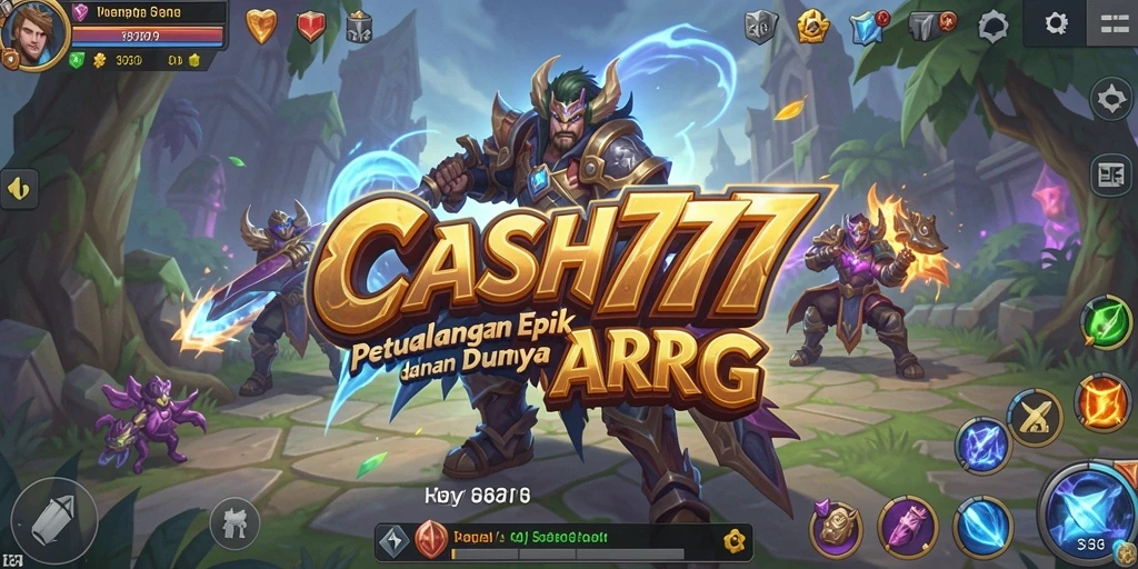 Screenshot dari gameplay epik CASH777 yang memukau.