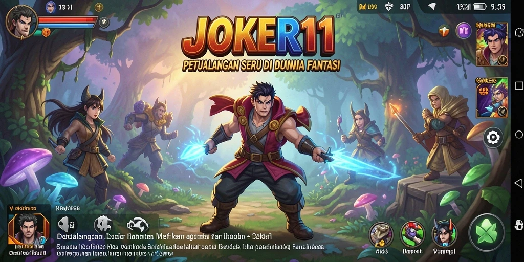 Screenshot JOKER11 menampilkan petualangan seru di dunia fantastis.