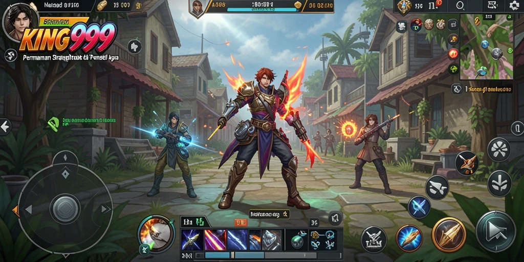 Tampilan gameplay menarik dari KING999 yang menunjukkan aksi strategi yang mendebarkan.