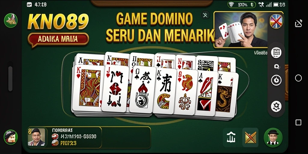 Gameplay seru dalam KNO89, menampilkan momen mendebarkan.
