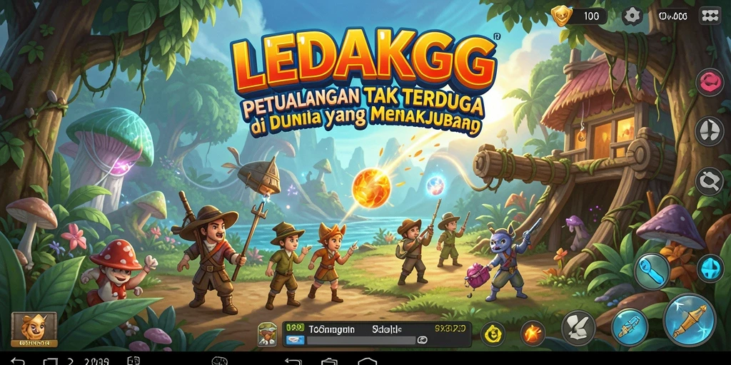 Gameplay LEDAKGG yang menantang dengan grafis menakjubkan.