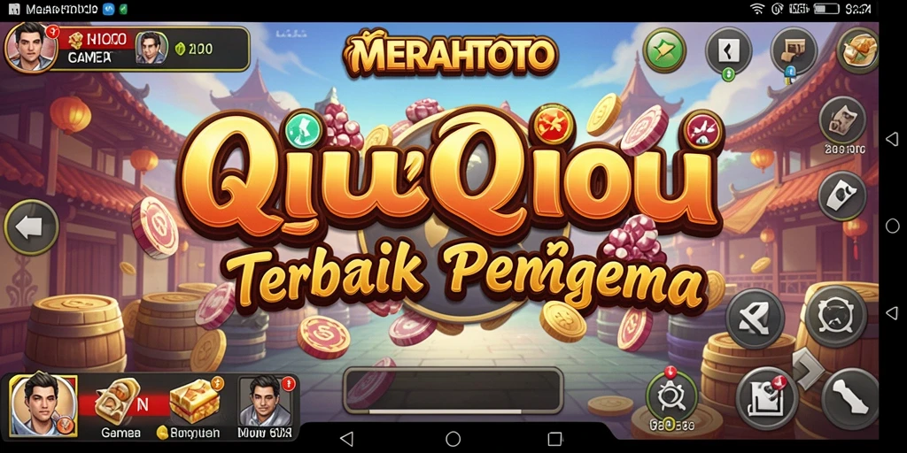 Tampilan gameplay seru dari MERAHTOTO QiuQiu.