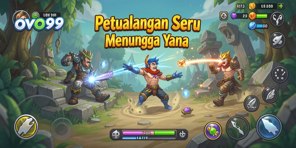 Tangkapan layar OVO99 menampilkan aksi permainan petualangan yang mendebarkan.