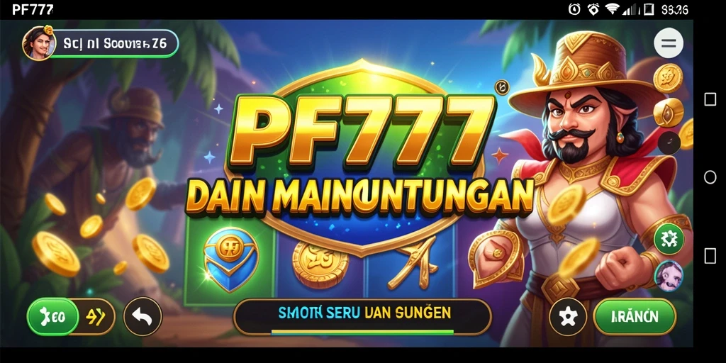 Tampilan menarik dari gameplay Slot PF777 yang seru