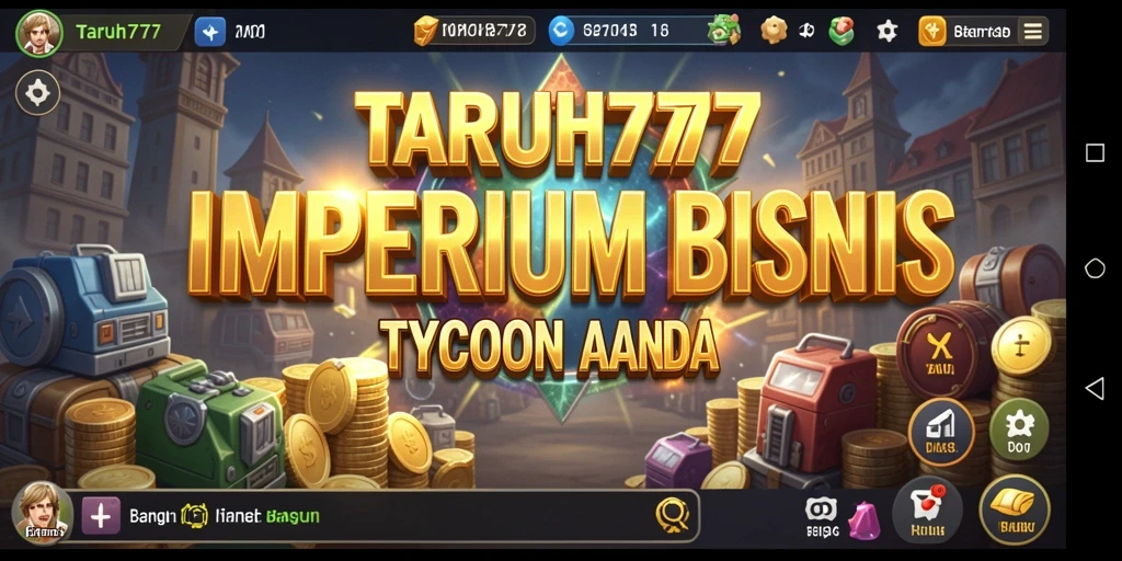 Screenshot gameplay khas TARUH777 dalam mode Tycoon.