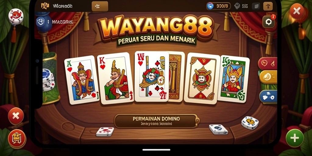 Tampilan gameplay WAYANG88 yang seru dan interaktif dalam permainan Domino.