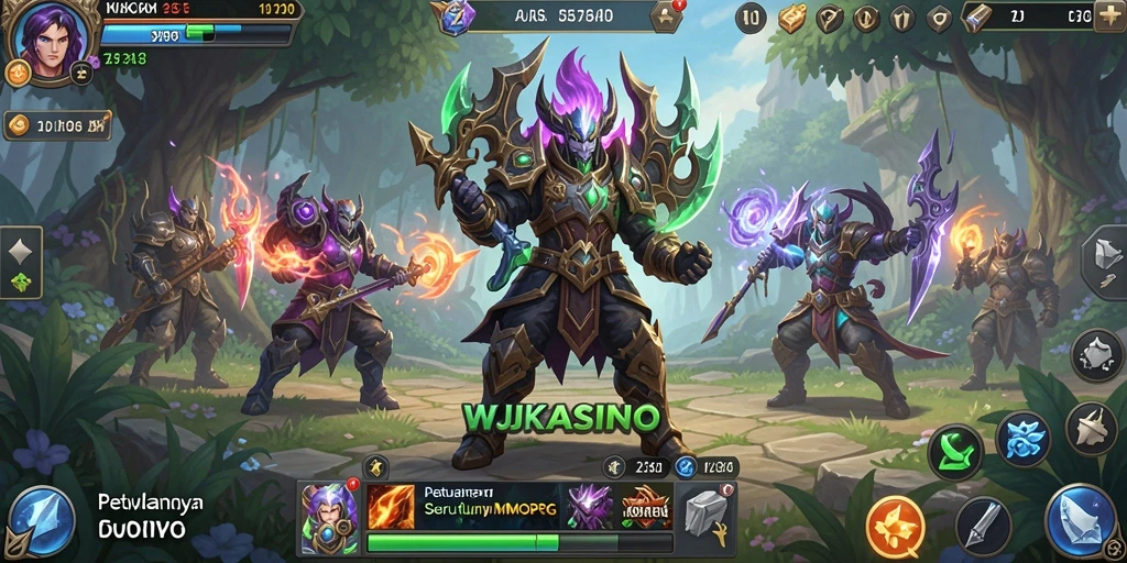 Tangkapan layar gameplay WJKASINO yang menampilkan petualangan fantastis.
