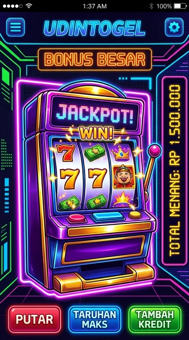 Antarmuka pemasangan aplikasi di udintogel yang sederhana dan cepat.